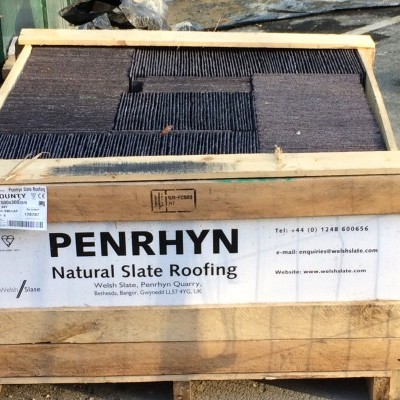 Delivery of Penrhyn slates